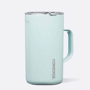 🆕 Corkcicle Gloss Powder Blue Travel Coffee Mug 22oz